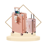 Load image into Gallery viewer, 多功能鋁框USB旅行箱