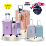 Load image into Gallery viewer, 多功能鋁框USB旅行箱