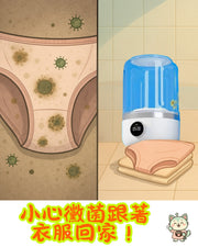 小心黴菌跟著衣服回家