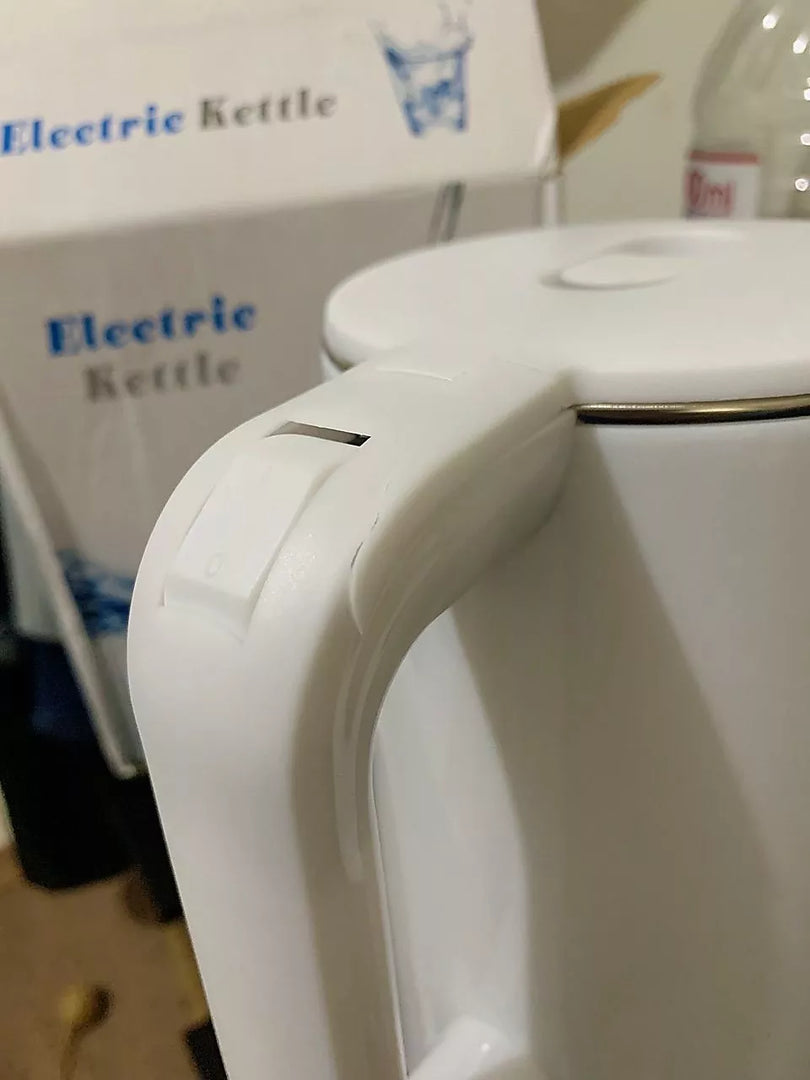✨【瞬熱保溫黑科技】2.0L智能雙層防燙電煮壺｜泡茶、煮麵、夜奶救星！