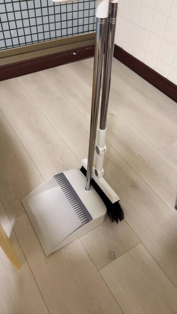 直立式收納掃把組 180度旋轉