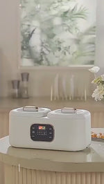 Load and play video in Gallery viewer, 雙膽智能鴛鴦鍋—讓您輕鬆變大廚！
