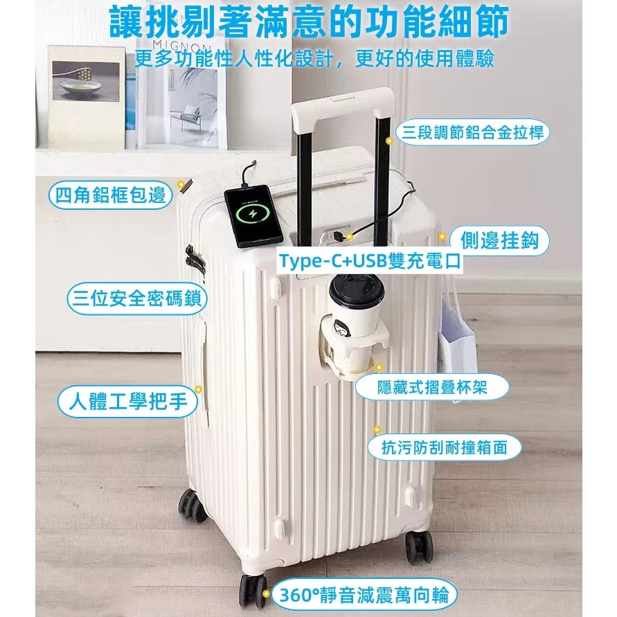 胖胖登機艙｜鋁框＋USB行動艙，全尺寸任選，團購超值價！