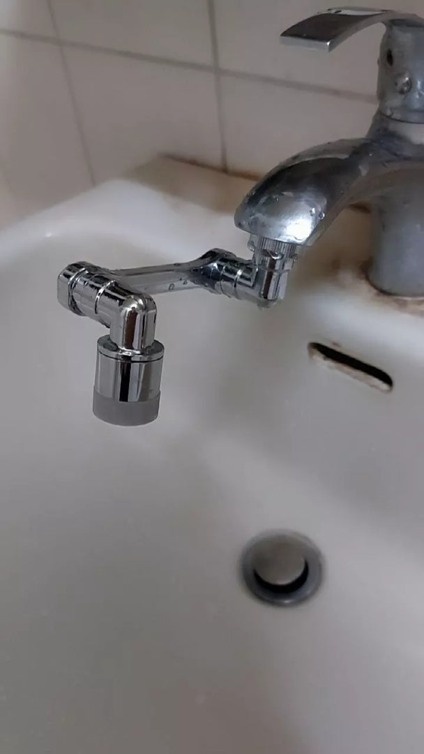 1080°旋轉水龍頭接頭 – 整潔不佔空間，清潔每個角落，全家都方便！